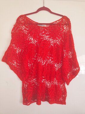 Denim 24/7 Red Top